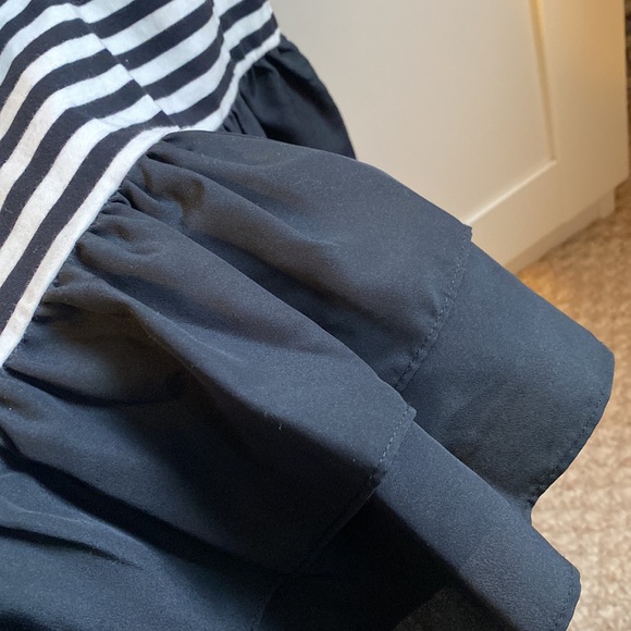 KATE SPADE BROOME STREET| Striped shirt with ruffled peplum size L - Picture 14 of 14